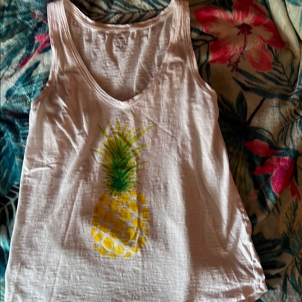 Pineapple Print women’s Tank Top
